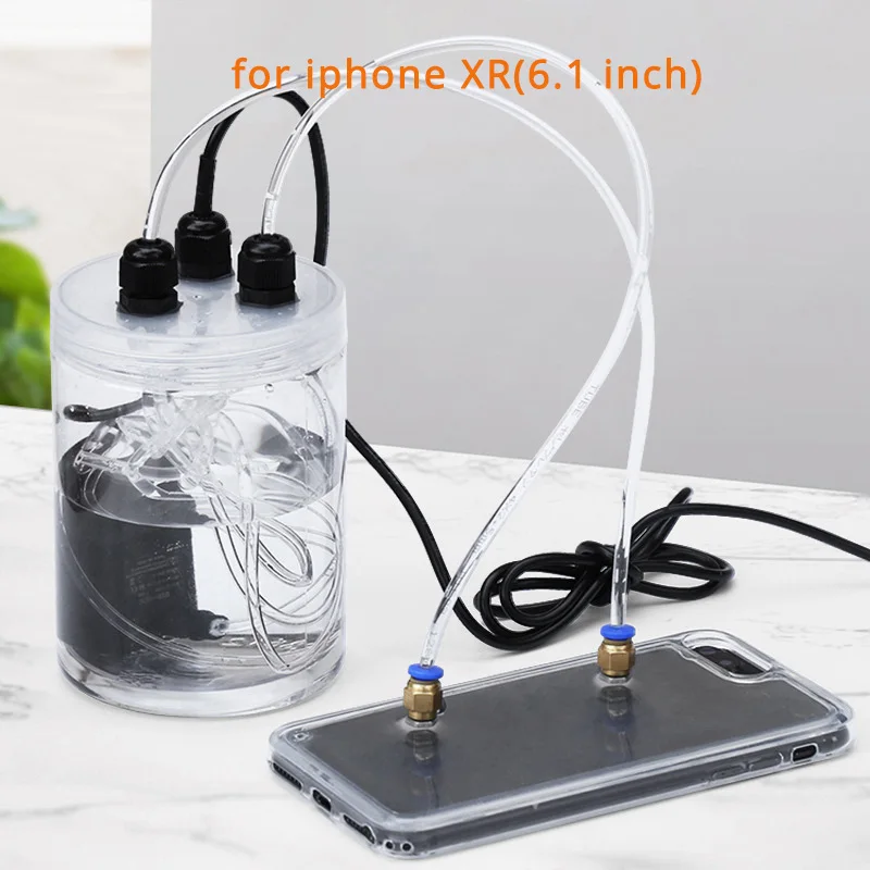 for iPhone6.1inch IPhone кулер вентиляторы водяное охлаждение смартфон радиатор Pubg геймпад триггер мобильный кулер вентилятор чехол для iPone 6 7 8 Plus XS XR - Цвет: for iPhone6.1inch