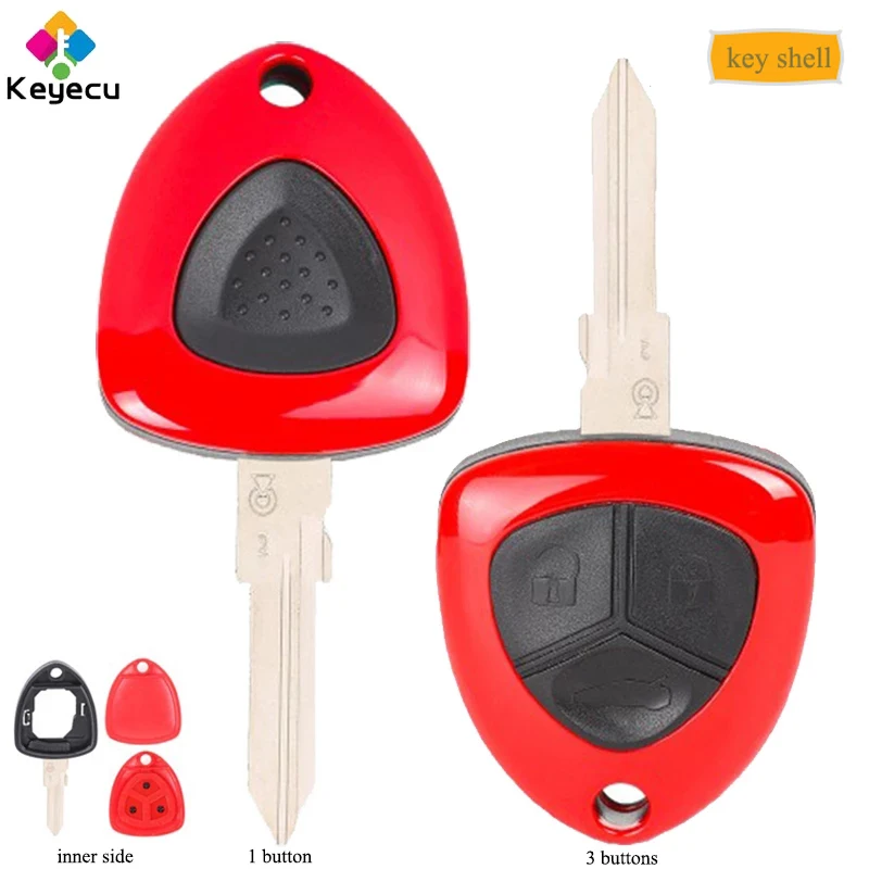 Запасной пульт дистанционного управления для автомобильного ключа KEYECU 1/ 3 кнопки