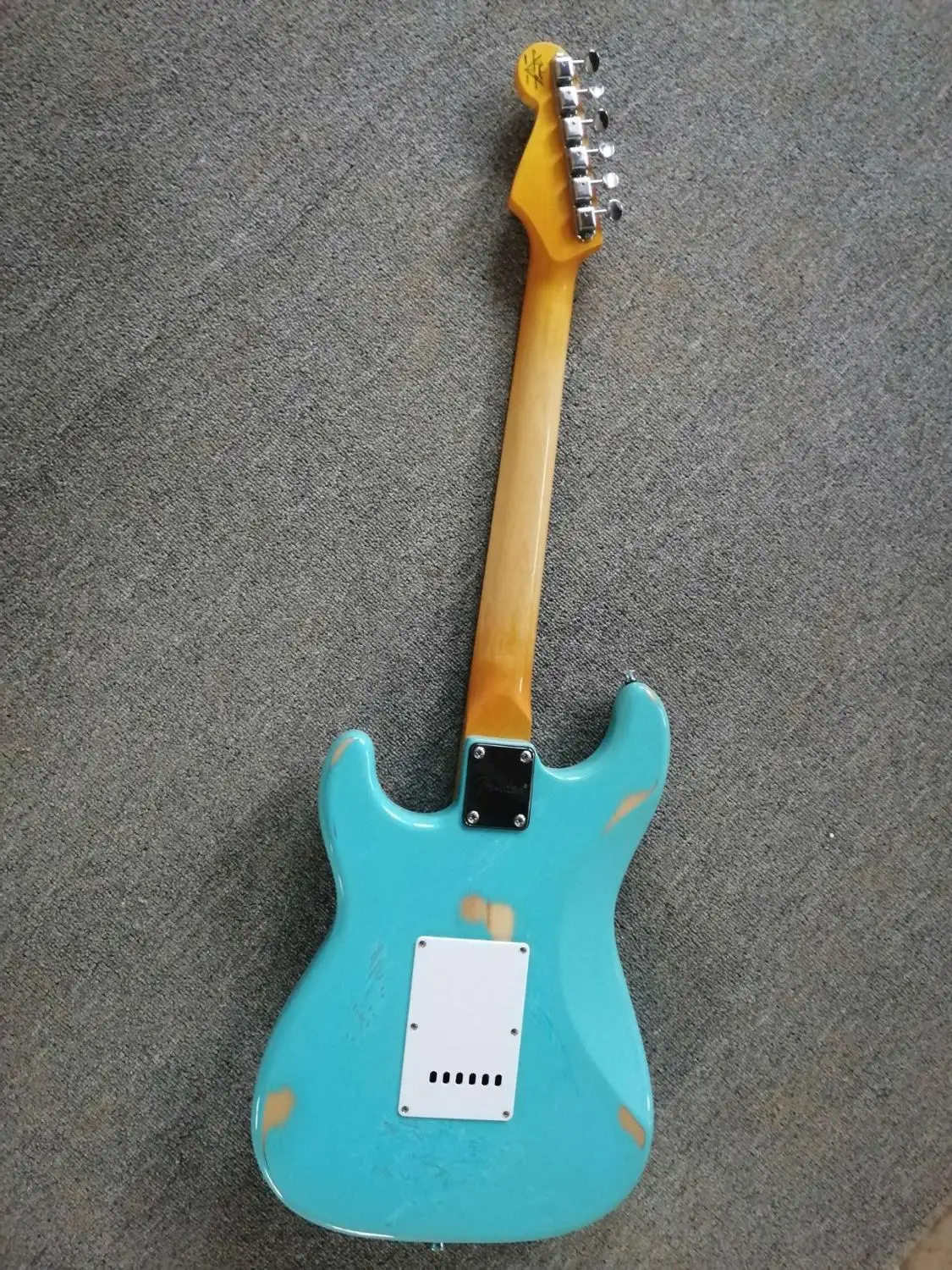 Высшее качество искусственная древесина старый синий цвет цельное тело розетка