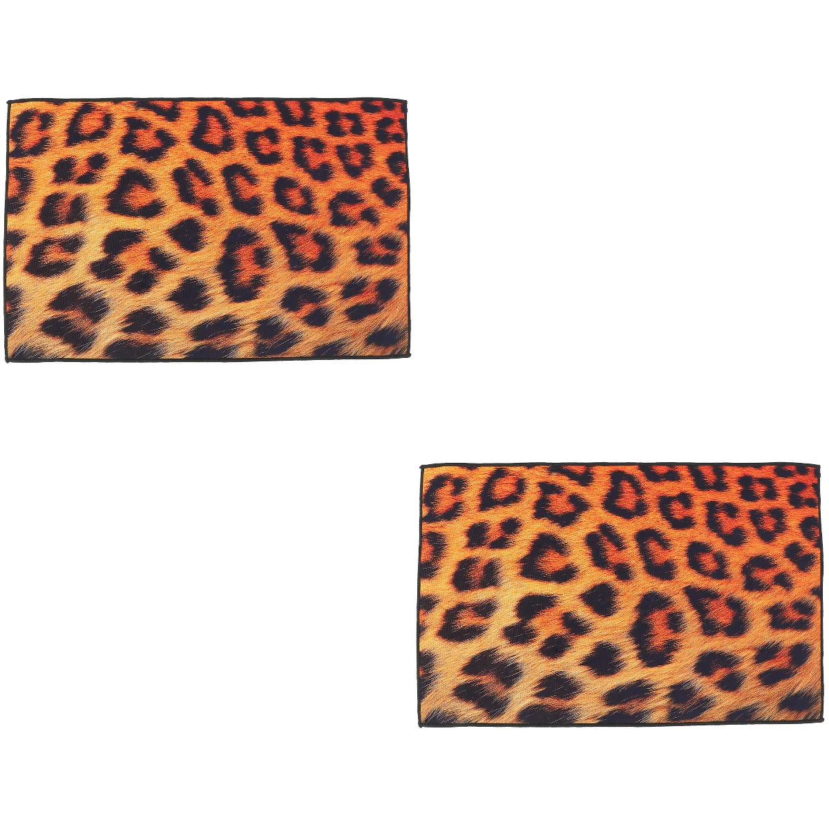 

2 pcs Decorative Floor Pad Comfortable Ground Mat Door Entry Mat Anti-skid Mat