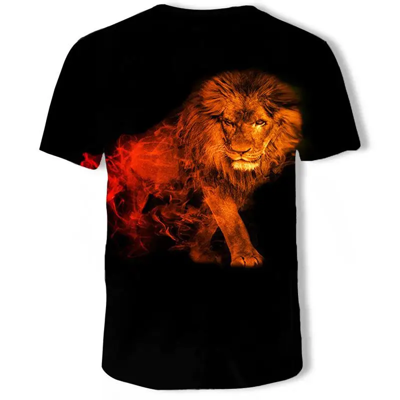 

New Hip Hop T-shirt Men 3d T-shirt Animal Lion Pattern T-shirt Harajuku Men's 2020 Fashionable Men's T-shirt Asian Size S-6xl