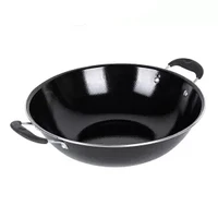 wok enamel pot uncoated non stick cooker household induction cooker special enamel wok coal gas stove for iron pan kitchen pots