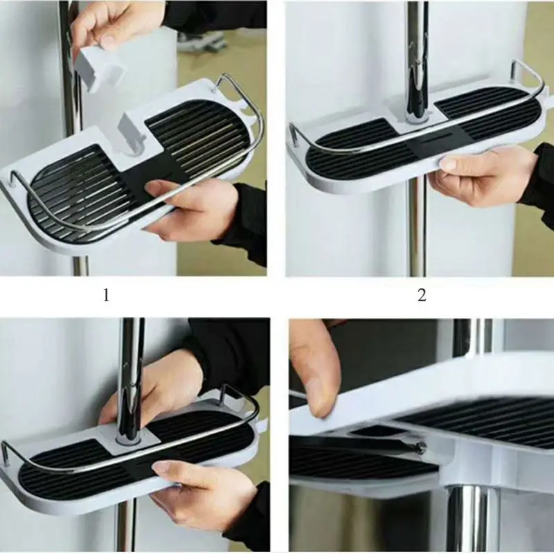 Полка для ванной многофункциональная стойка хранения душевая головка держатель