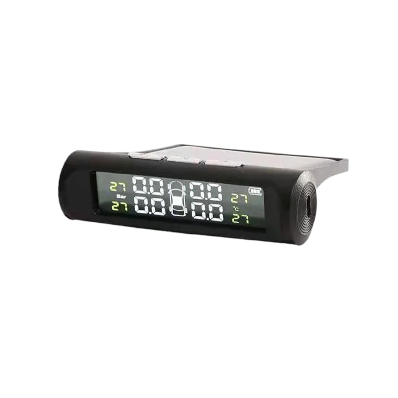 

New type of tire pressure monitor with built-in and external general wireless solar energy for high precision automobile tire de
