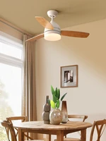 MOONSHADOW Ceiling Fan With Lights Remote Control Dimming Simple Modern Fan Ceiling Lamp Nordic Bedroom Decor Ceiling Fans 220V