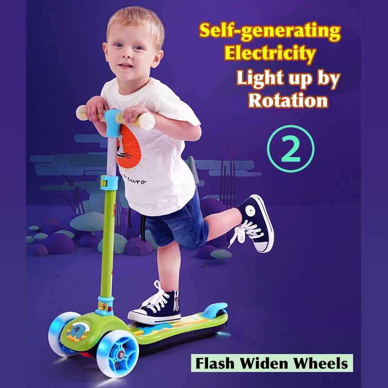 Детский Блестящий скутер детский Балансирующий велосипед игрушки для езды на
