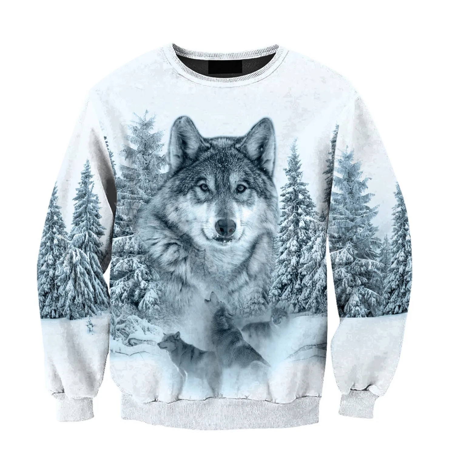

Wolf Frozen Totem 3D All Print Plus Hoodie Man Women Harajuku Outwear Zipper Pullover Sweatshirt Casual Unisex Jacket