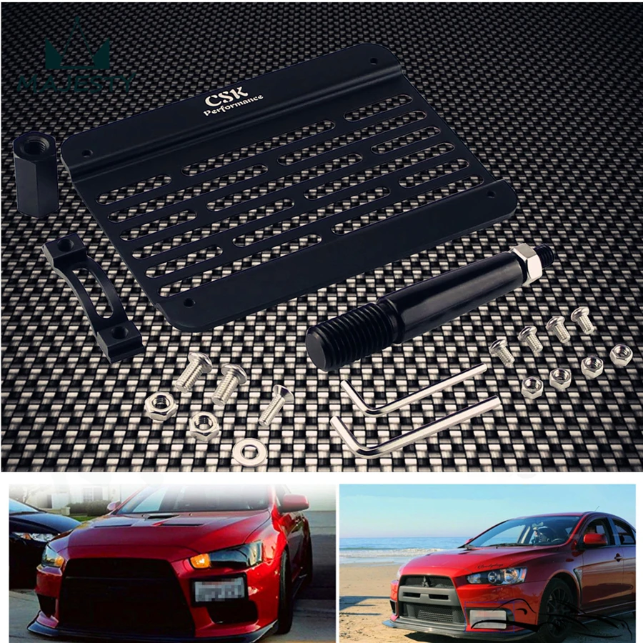 Держатель для Крепления номерного знака на бампере с крюком Lancer Evo EX 08 11|holder for|holder