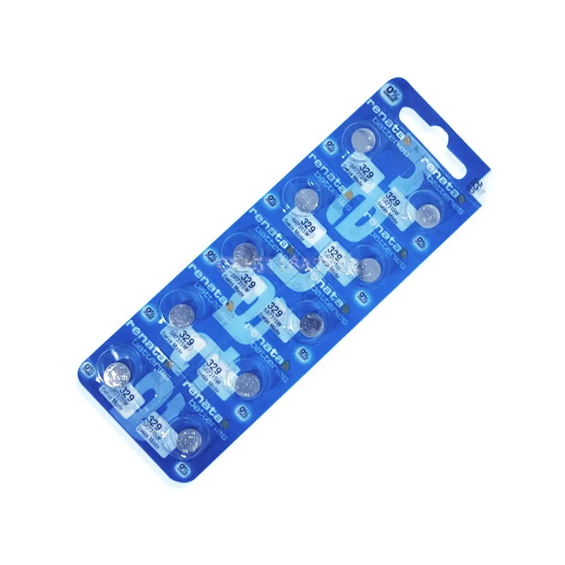 10 шт./лот Новый брендовый Renata долговечный 329 SR731SW SR62 D329V731 часы батарейка Кнопка