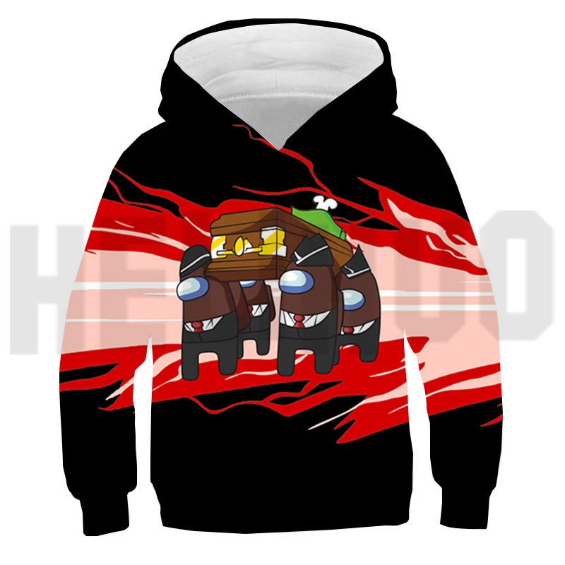 

Sudadera Hombre 3D Print Among Us Hoodie Men Oversized Game Anime Sweatshirt Impostor Long Sleeve Clothes Harajuku Streetwear