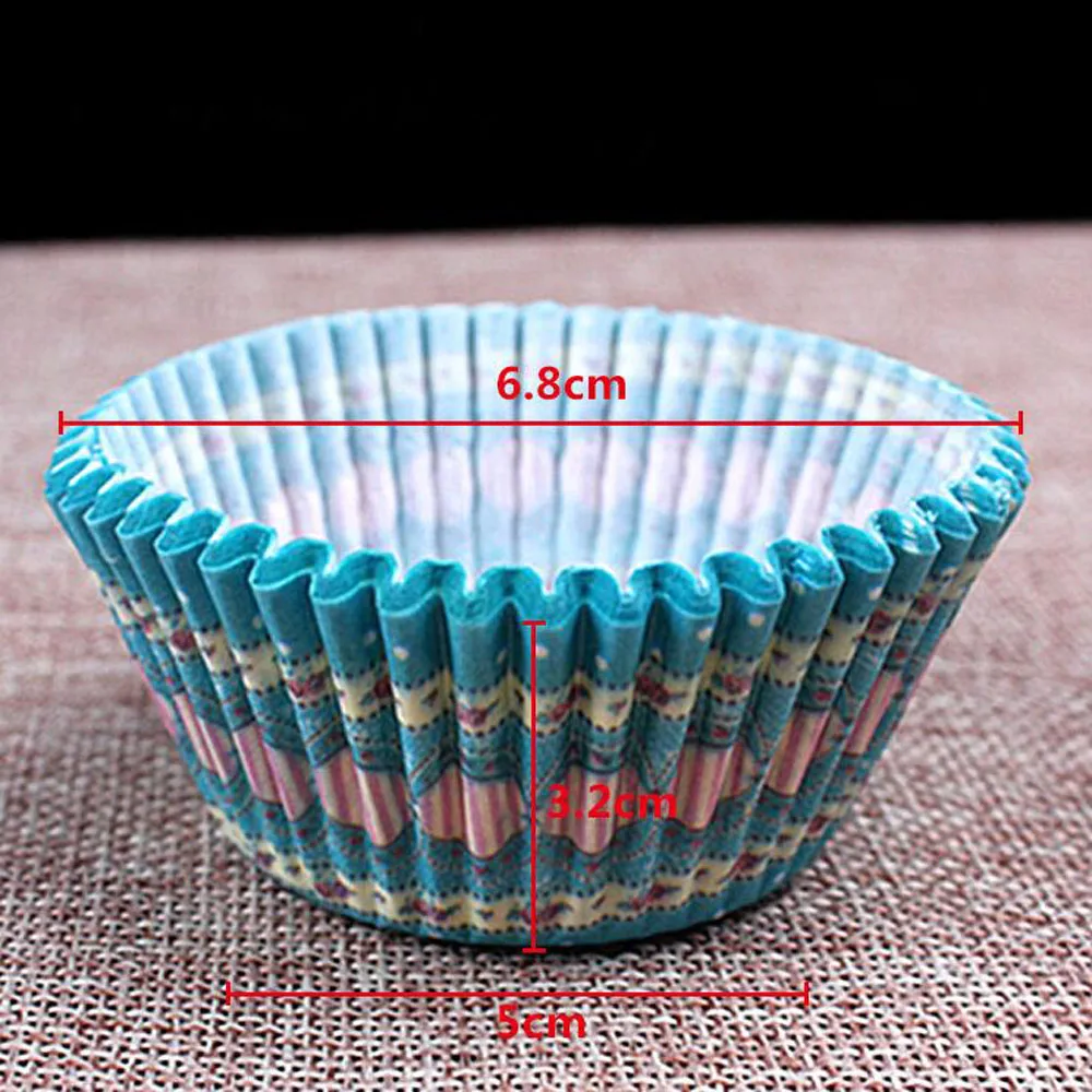 100 шт Торт Шоколадный анти-кремовый бумажный стаканчик свадебные бумажные