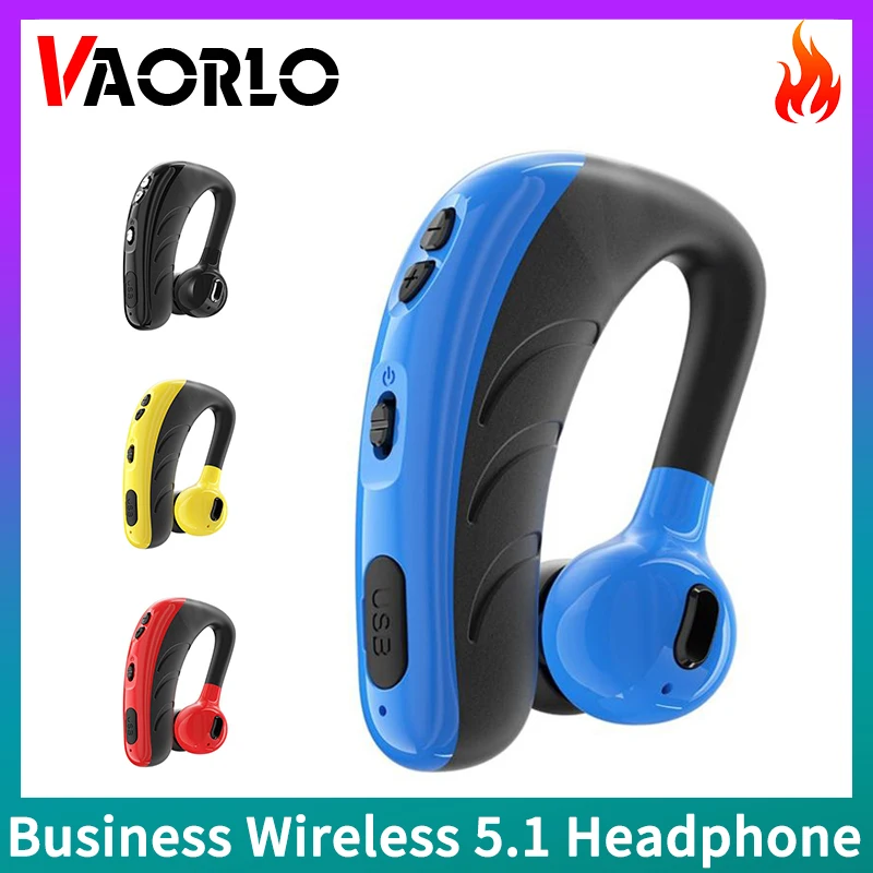 VAORLO V10 V9 V8 бизнес Bluetooth наушники с крючком для ушей спортивные длинные