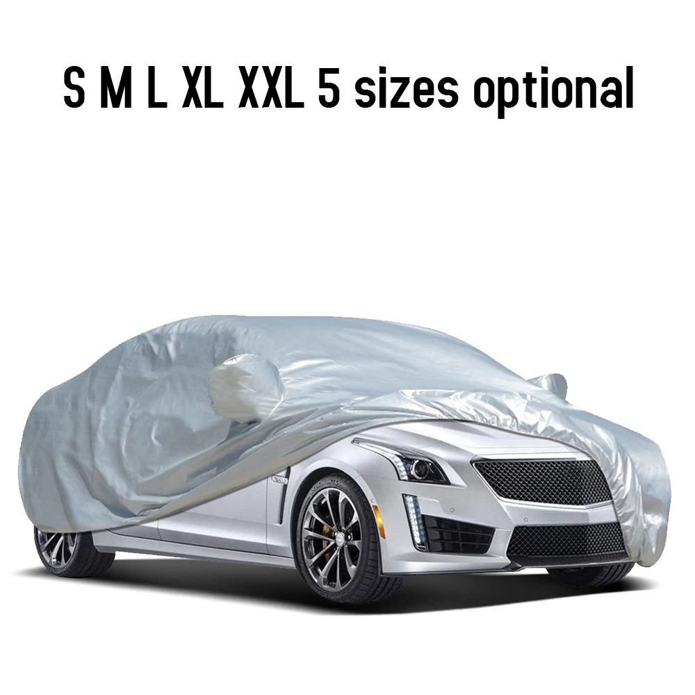 

2023 Full Car Cover Indoor Outdoor Sunscreen Heat Sun Protection Dustproof Anti-UV Scratch-Resistant Car Protector Not