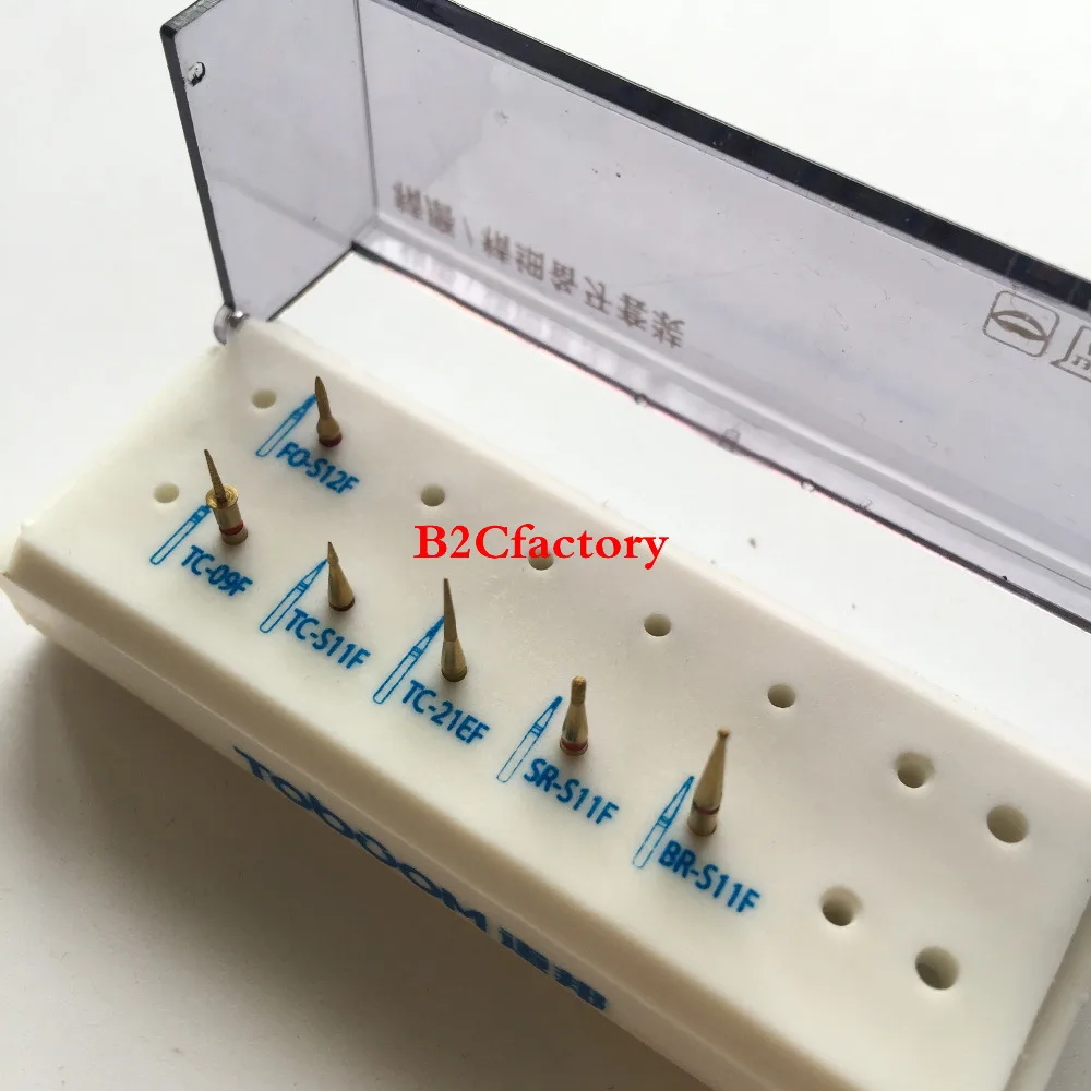 Стоматологические алмазные боры зубов набор для подготовки к полировке