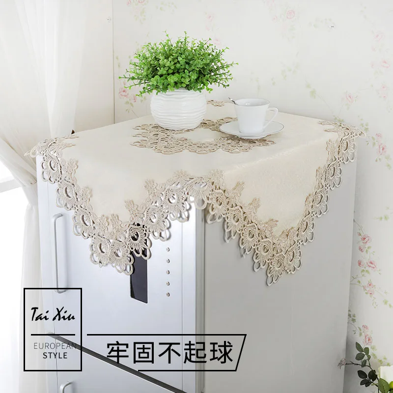 

Europ Luxury White Tablecloth Hot Jacquard Table Cloth for Wedding Home Decoration Embroidered Lace Cloth Round Tablecloth Cover