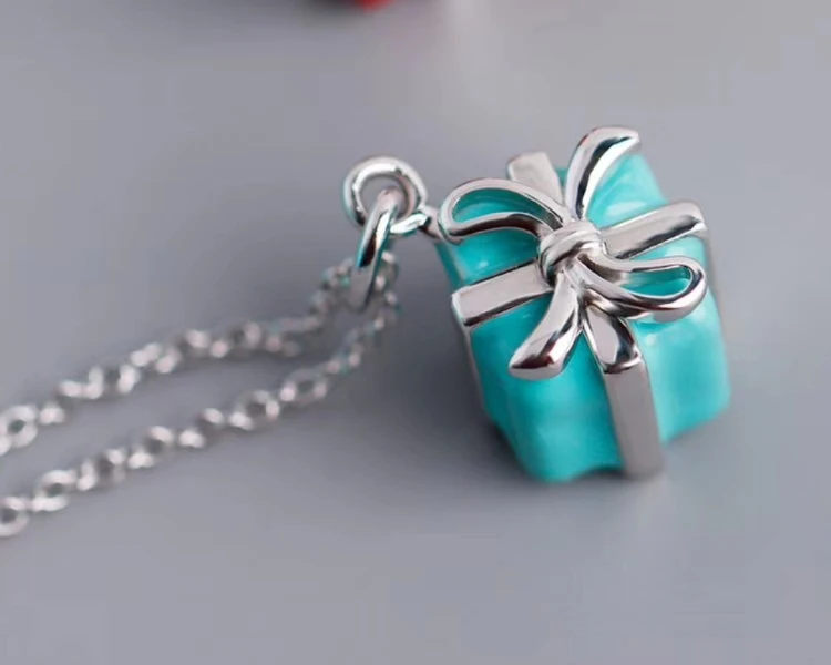 

YTF330 925 Silver Girl Necklace for Boys'Birthday Party Gifts