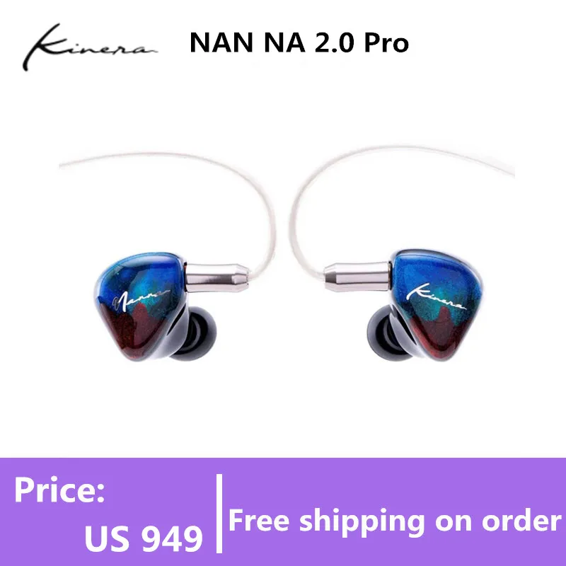

Внутриканальные наушники KINERA NAN NA 2,0 Pro, 2EST + 1DD + 1BA, Hi-Fi наушники-вкладыши с монитором DJ и адаптером 2,5 мм, 3,5 мм, 0,78, 2-контактный кабель, наушники