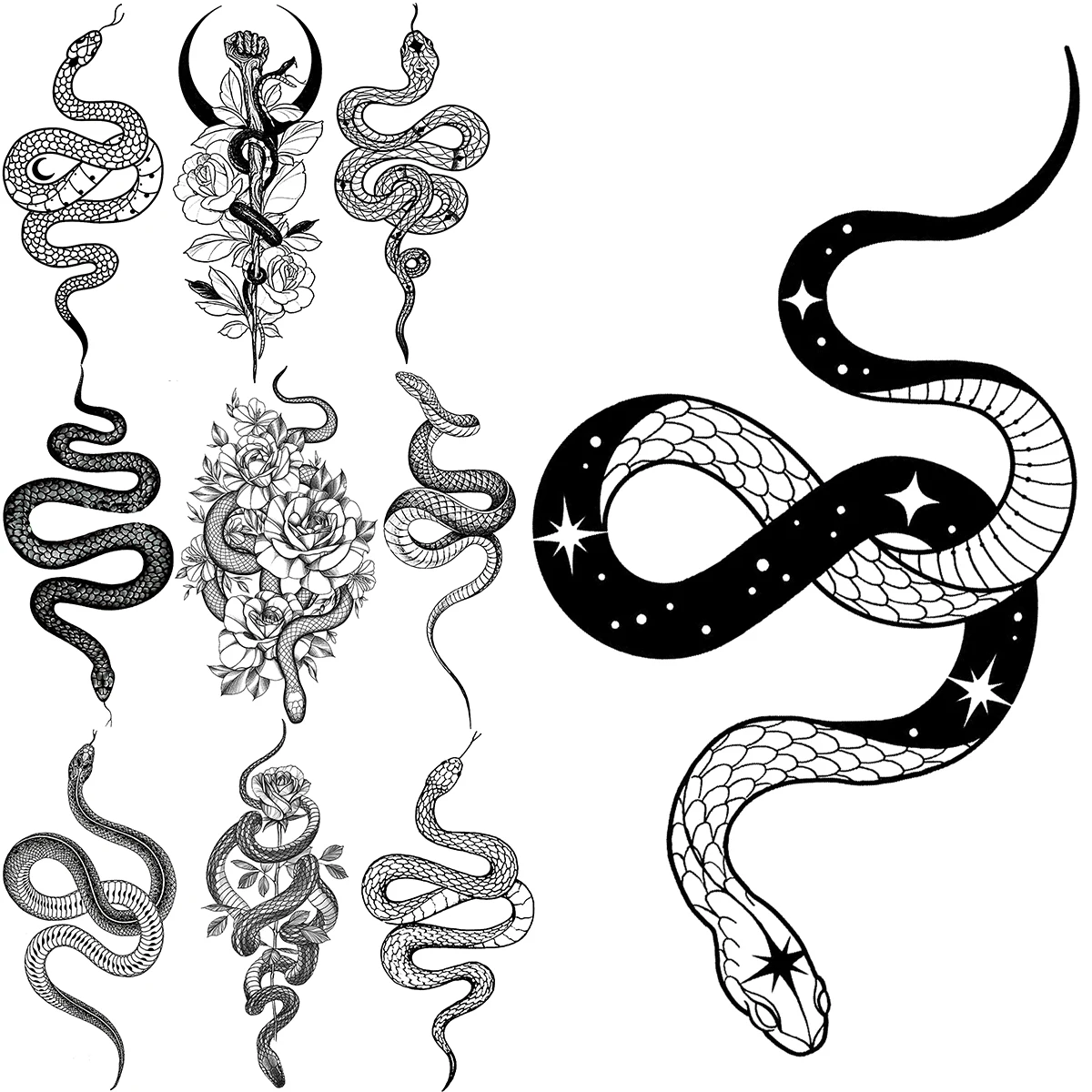 Chinese Snake Tattoo 1