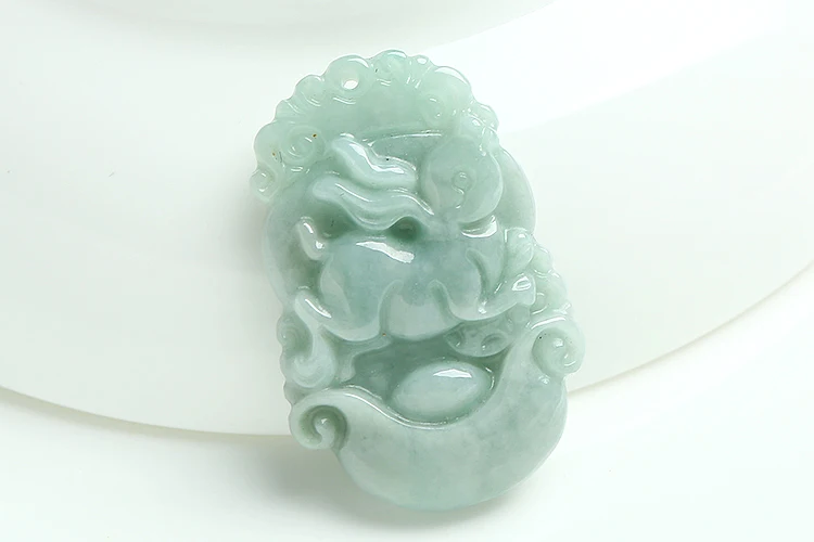 Натурального нефрита резной бирманского жадеита обезьяна OX Дракон Тигр &quot