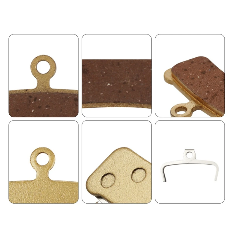 

2 Pairs Mountain Bike Metallic Disc Brake Pads for SRAM Guide RSC/RS/R Avid XO E7 E9 Trail 4 Pistions
