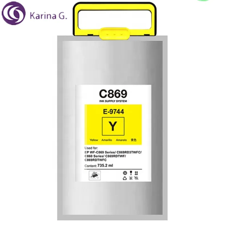Совместимый для T9741 T9742 T9743 T9744 чернильный картридж Epson WF C серии 860 869|Наборы