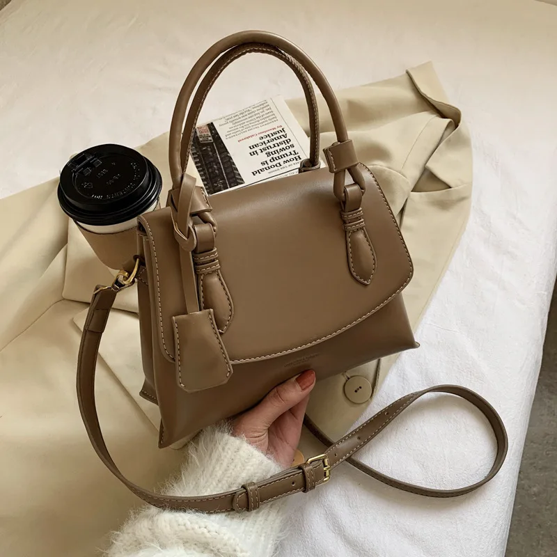 

Simple women's bags 2021 spring new Korean fashion trendy single-shoulder texture messenger bag all-match handbag