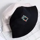 Pew Madafakas пляжная шляпа от солнца с черной кошкой уличные повседневные Мультяшные рыбацкие шляпы унисекс уличные Панамы летняя новая шляпа