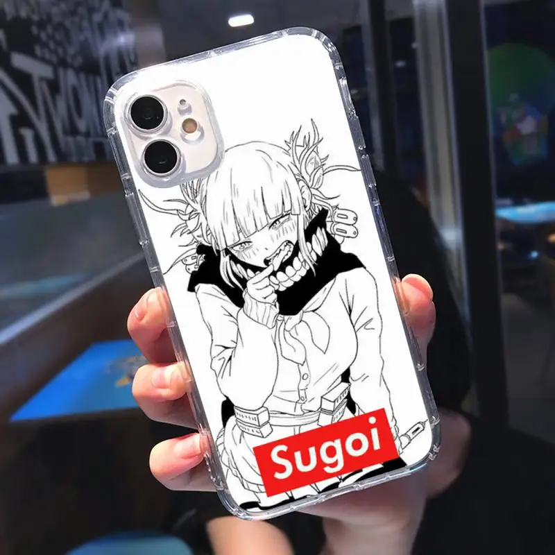 

Sugoi Senpai Anime Waifu Phone Case Transparent soft For iphone 5 5s 5c se 6 6s 7 8 11 12 plus mini x xs xr pro max