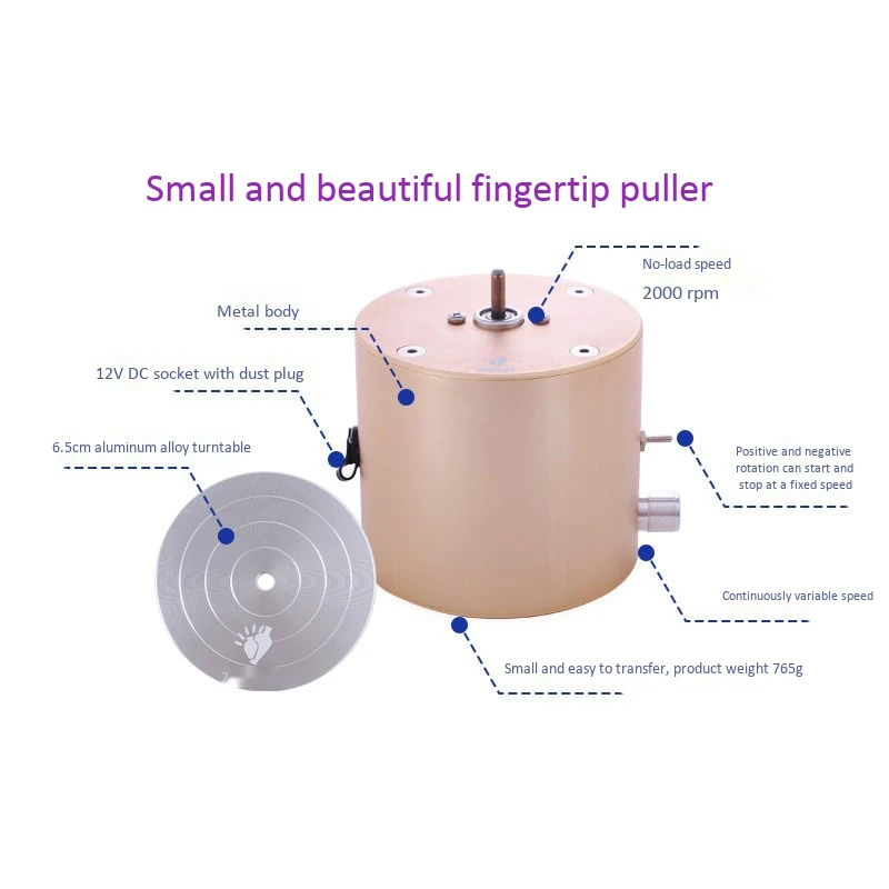 Douaini 12V Ceramic Art Production Pottery Clay Making Pottery Machine Turntable Craft Kits Turning Electric Pottery Wheel Child