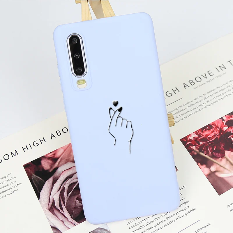 Plain Phone Case For Huawei P9 P10 P20 P30 Lite Pro Back Cover Silicon P Smart/Enjoy 7S Smart 2019 |