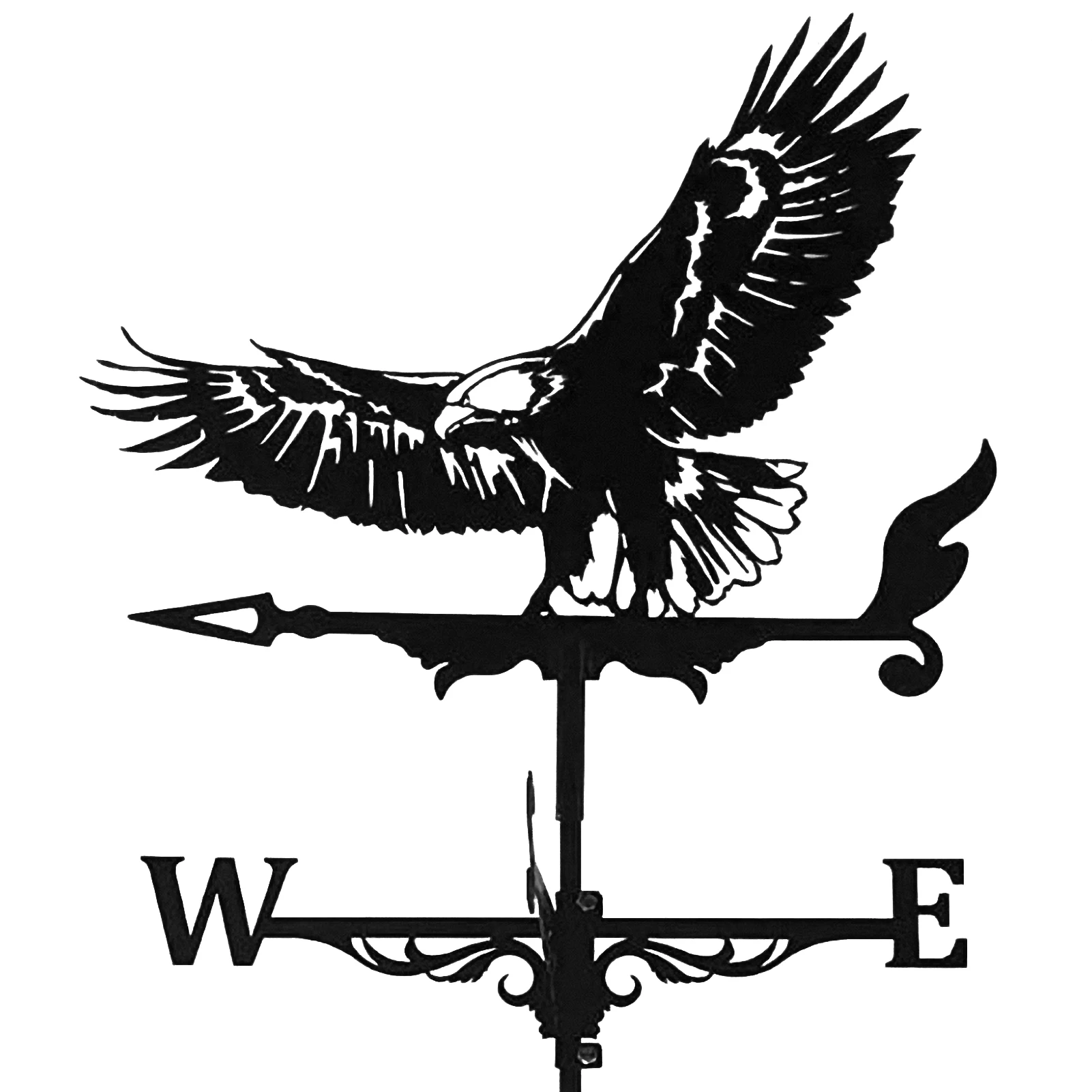 

Metal Eagle Weathervane Weather Vanes Roofs Retro Garden Stake Weather Vane Measuring Tools Outdoor Roof Decoration Handsome