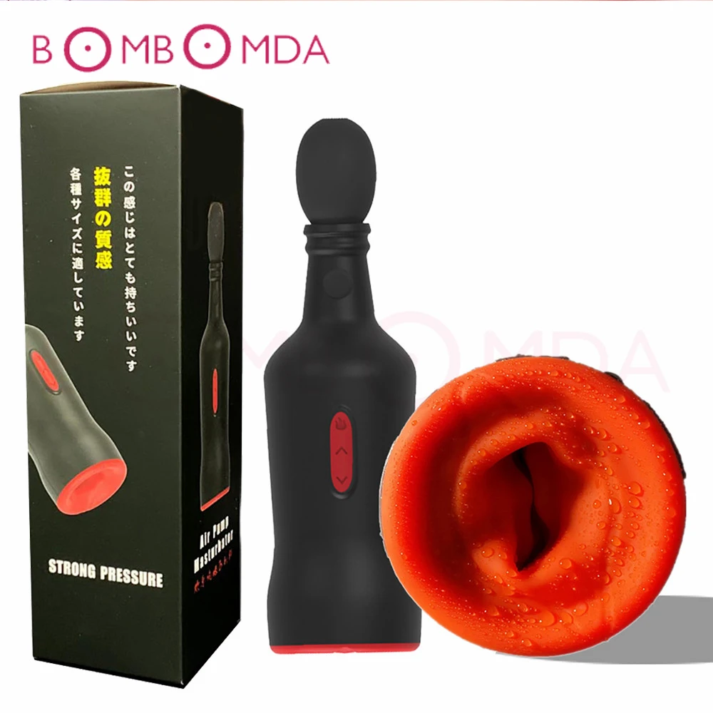 Фото Мужской мастурбатор пенис насос вибратор для мужчин силиконовый Автоматический