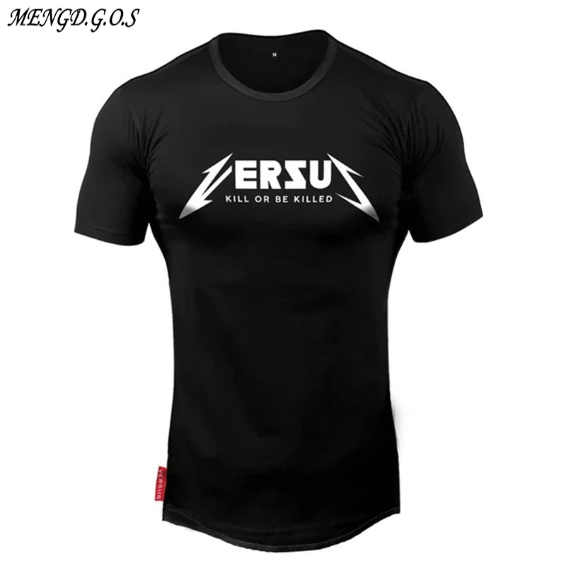 

Fashion cotton men's T-shirt 2020 new short-sleeved sports top streetwear casual brand men's clothing jogger sportswear