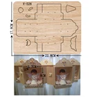 DIY Новый Ангел деревянные штампы резки для скрапбукинганесколько размеровV-528