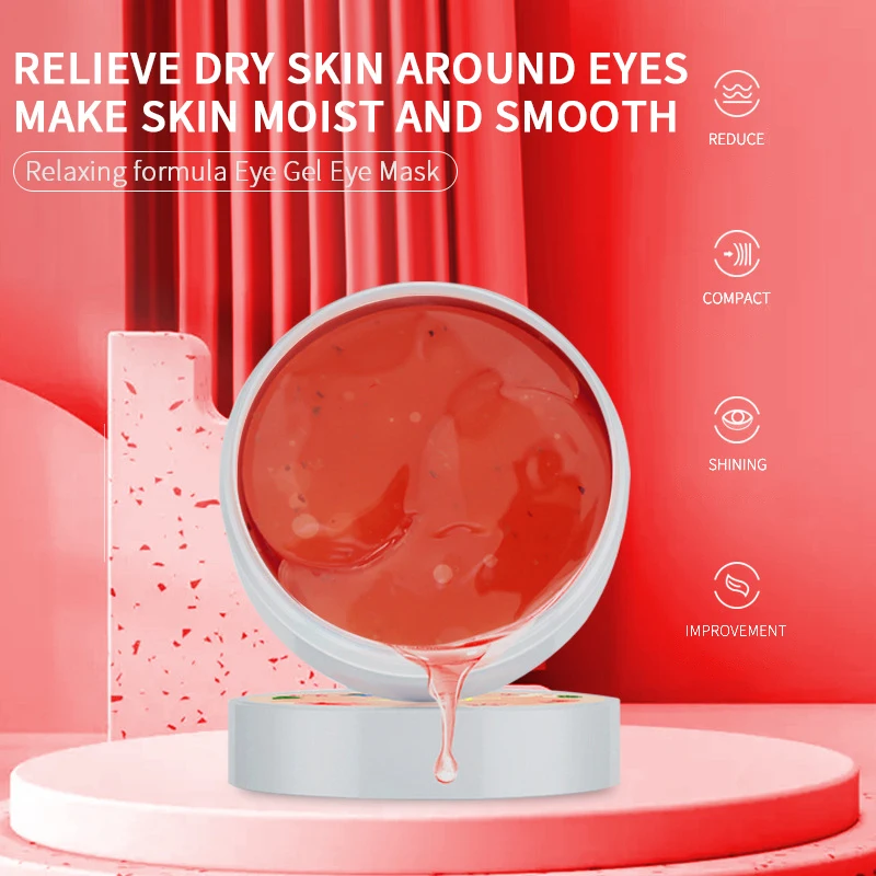 60 шт. Oringal Корейская маска для глаз гидрогелевая с зеленым чаем Roselle гелевая