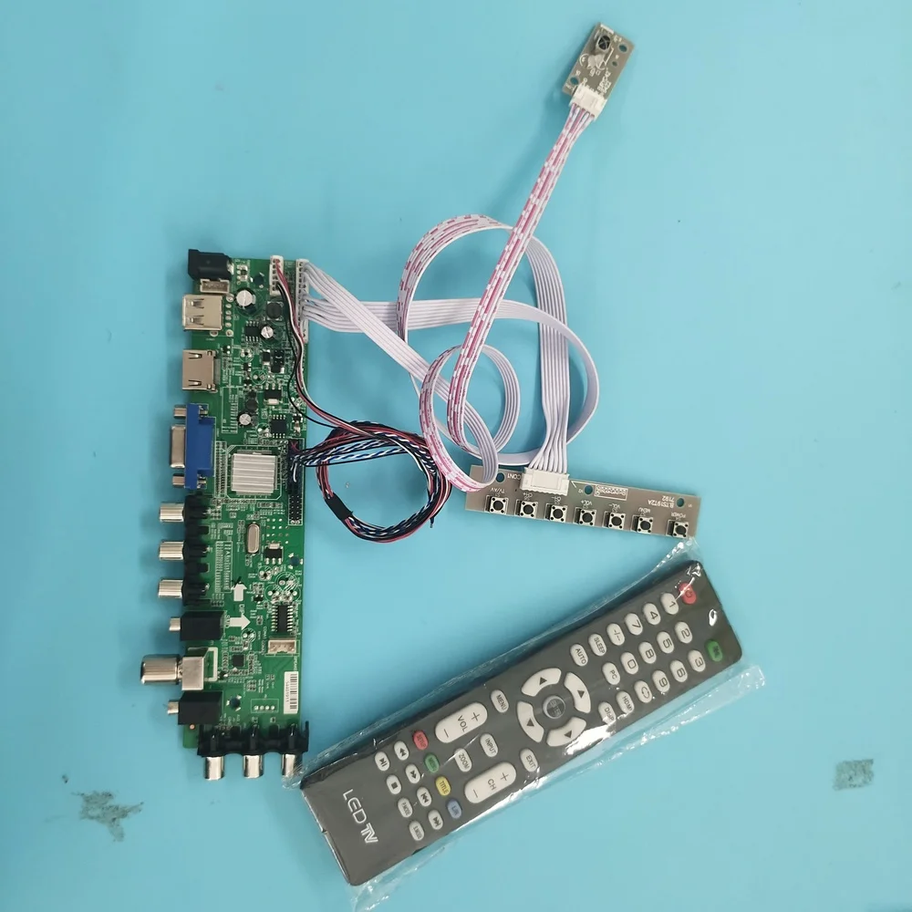 

Kit For LP173WD1(TL)(C1) DVB-T DVB-T2 40pin controller board digital TV LVDS USB HDMI VGA AV LED 17.3" 1600X900 Signal remote
