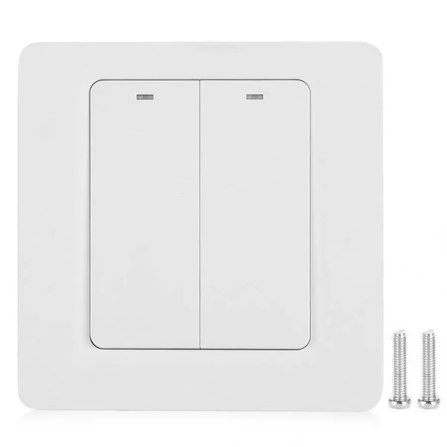 Двухсторонний настенный выключатель панель с поддержкой Alexa/Google голосовое
