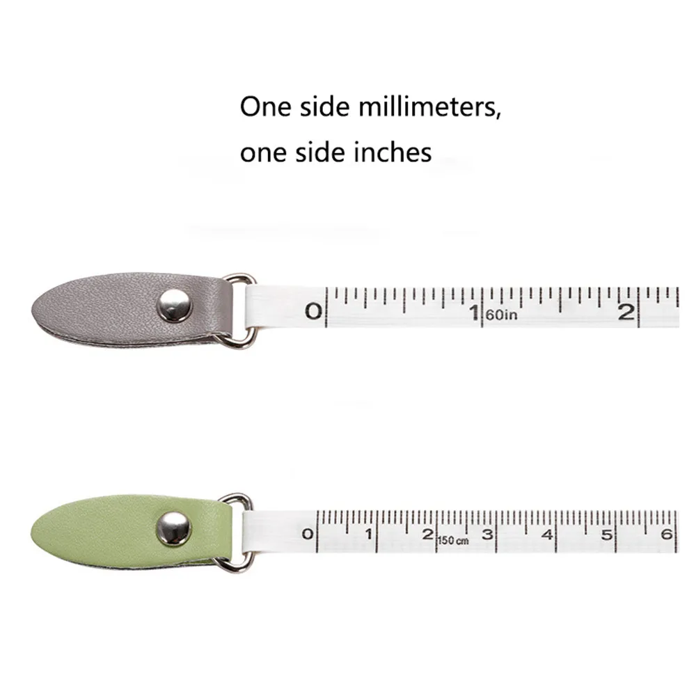 Mini Tape Pull Ruler Measure Roulette KeyChain Plastic Portable 1.5m Retractable Centimeter/Inch Three Bust Hips Waist | Украшения и