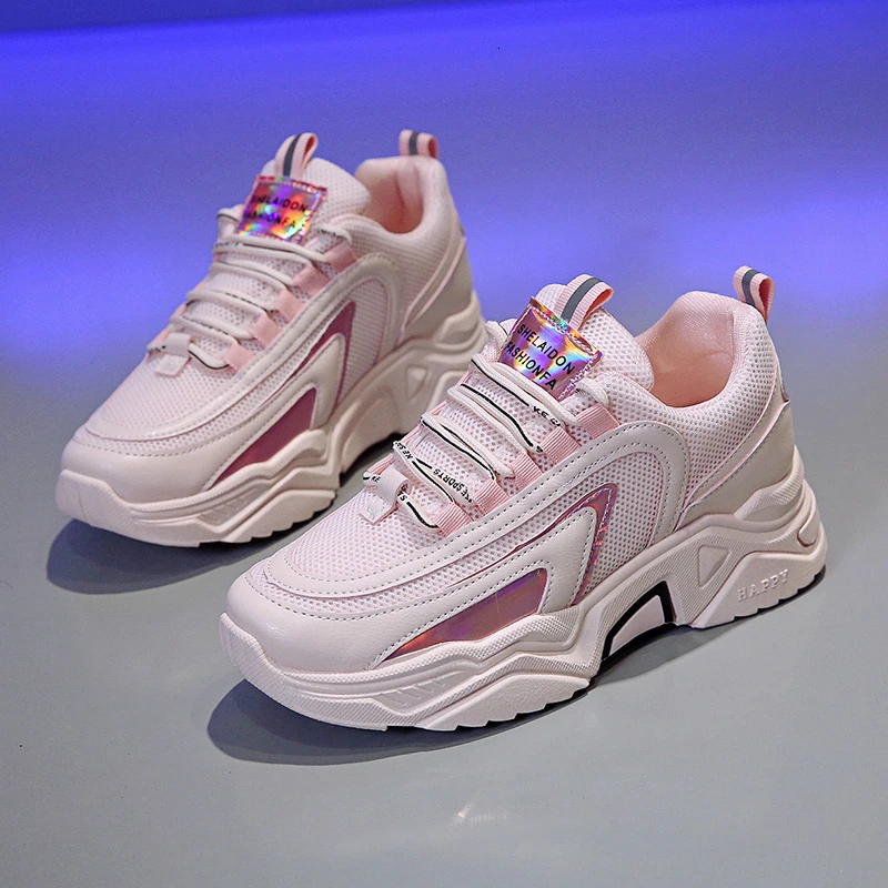 Женские кроссовки на платформе INS Ulzzang модные вулканизированные теннисные туфли