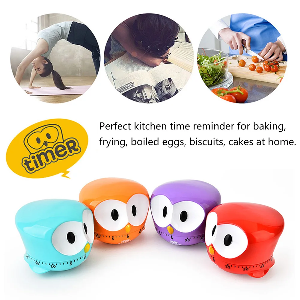 Кухня Пособия по кулинарии таймер механический обмотки 60-минутный 360-держатель с