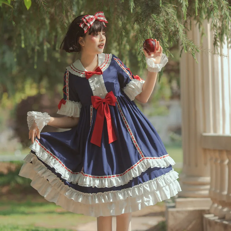 

Lolita Princess Skirt Puff Cake Skirt Lovely Loli Retro Dress Dress For Halloween Dress 2021 New Dress
