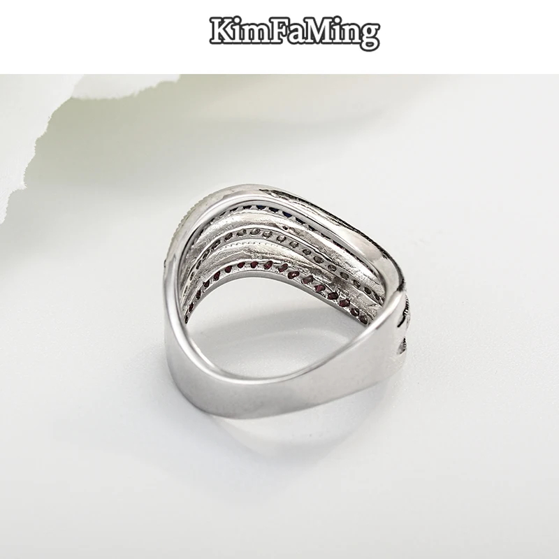 

Trendy Colorful Irregular Rings for Men in Fashion Geometric Jewelry Cocktail Party R082