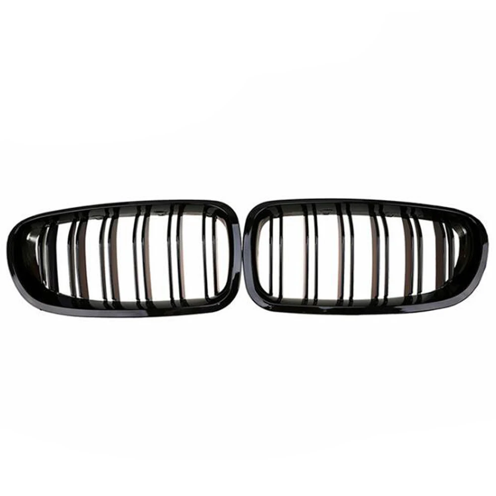 Для BMW F10 5 Series 520i 523i 525i 530i 535i 2010 + глянцевая черная двойная планка M5 Передняя ножка
