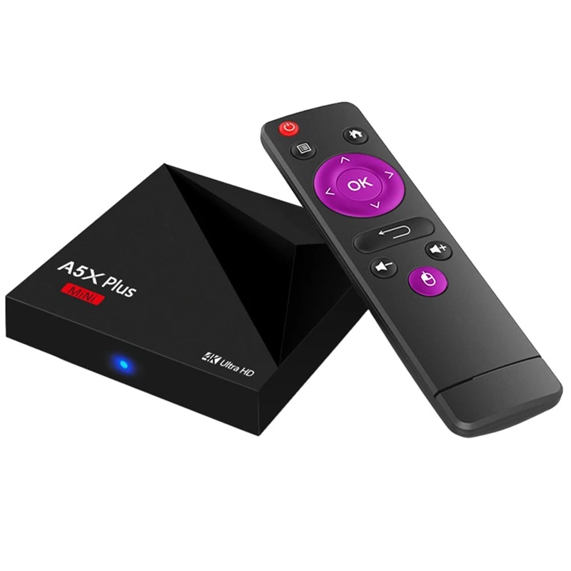 ABGN Hot-A5X Plus Mini Smart Android 8.1 Tv Box Rk3328 Quad Core 4K Vp9 H.265 Hdr10 Usb3.0 2G/16G Pc Dlna Wifi Lan Hd Media | Электроника