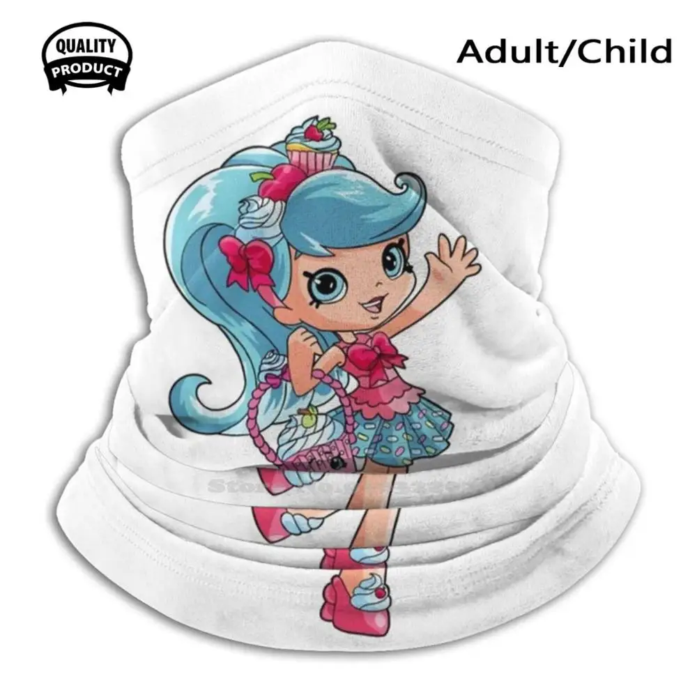 Шарф-маска для наружных прогулок на велосипеде, рыбалки и мотоцикла "Девушка-кекс" Детские игрушки Игрушка Дети Милые Голубые Розовые Кексы.