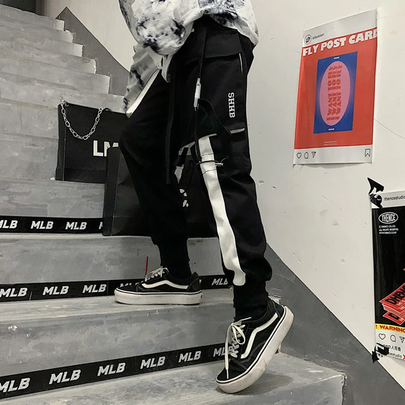 2020 новые брюки-карго женские свободные уличные брюки с высокой талией мешковатые