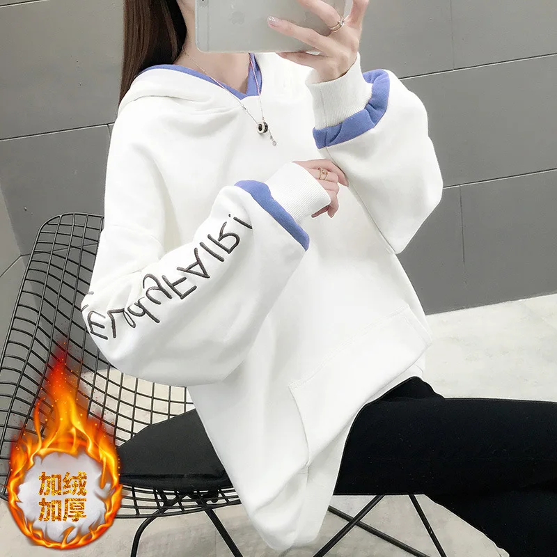 

2020 NEW Womens sweatshirts pullover Long Sleeve Casual Pullover ONE