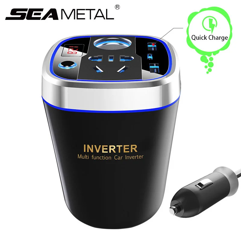 12 В до 220 автомобильный инвертор автомобильное зарядное устройство розетка 150 Вт