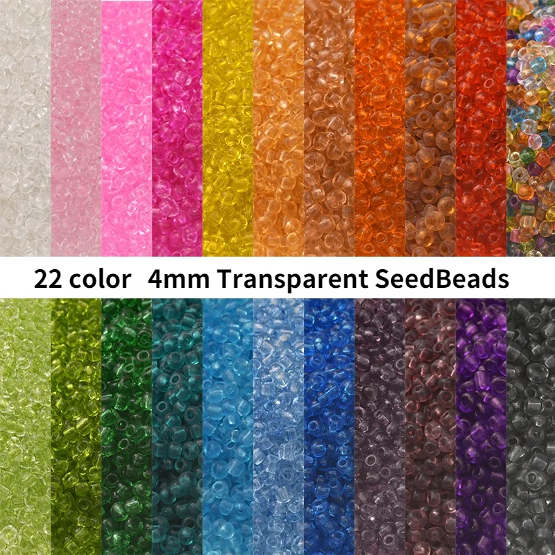 Стеклянные бусины 4 мм 10 г | Украшения и аксессуары