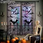 Кружевная дверная занавеска для Хэллоуина, 1 шт.